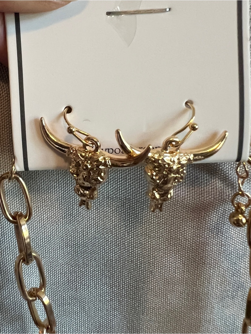 ARATTA NWOT Boho Western Cowboy Coastal Cowgirl Necklace Earring Set - Picture 7 of 9